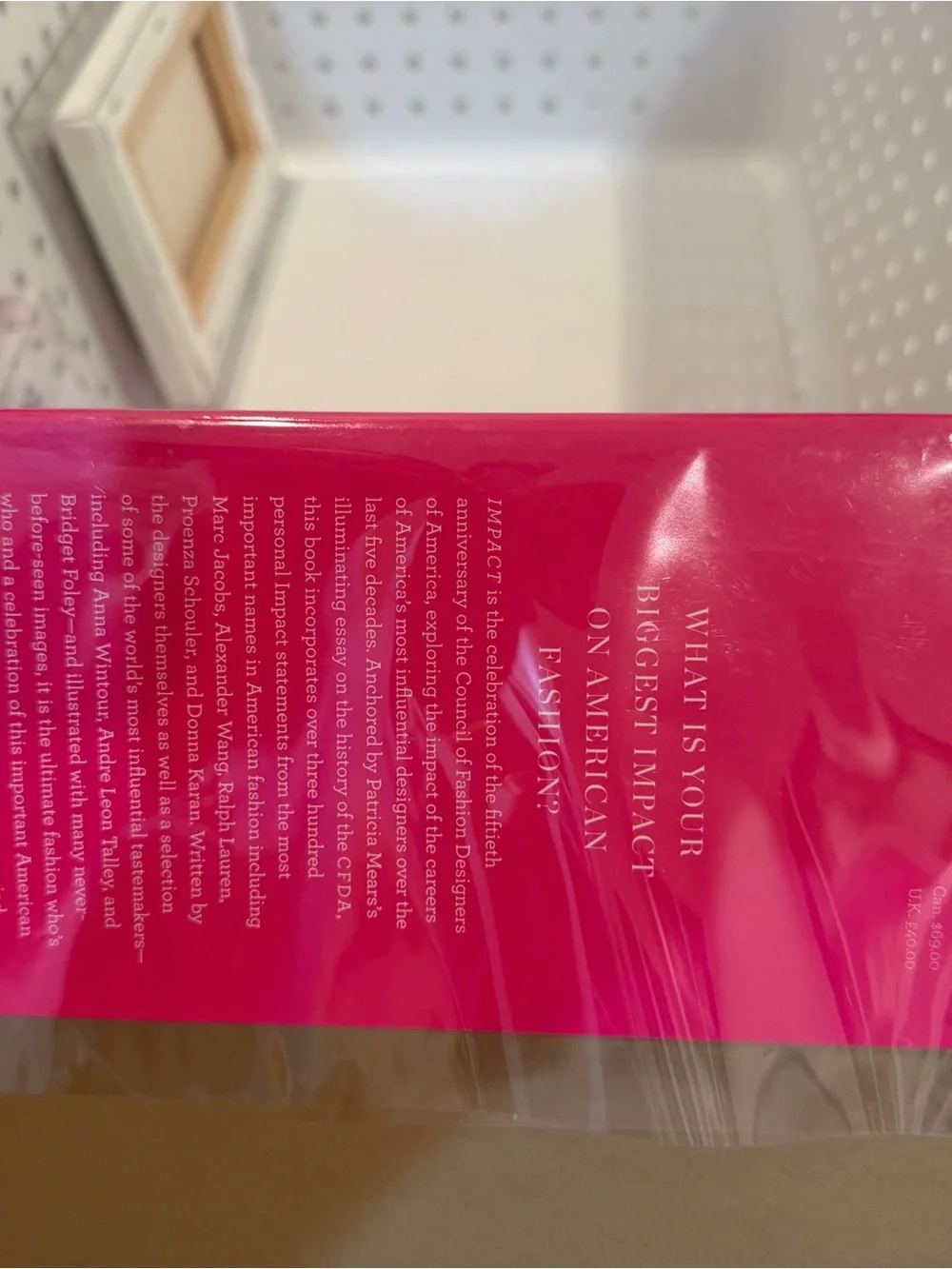 Impact: 50 Years Hardcover Coffee Table Book - Hot Pink & Gold